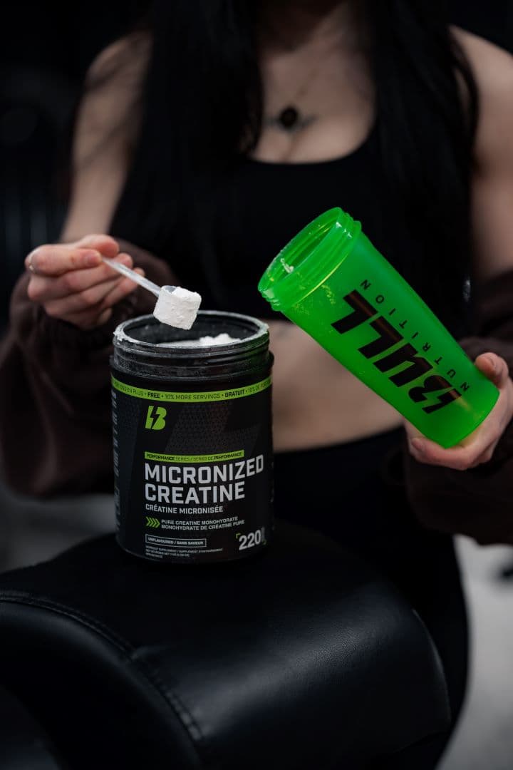 An athlete with BULL creatine