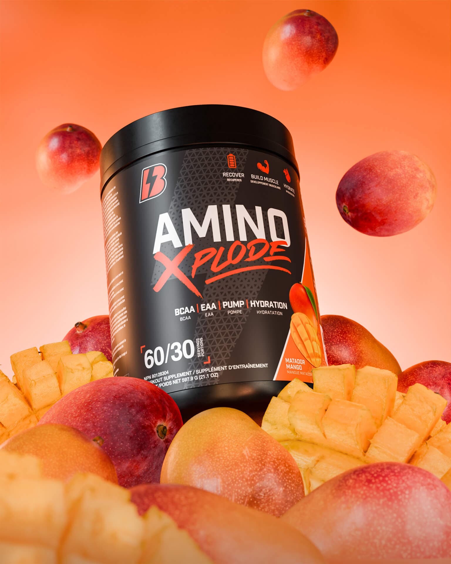 Amino Xplode tub in the studio