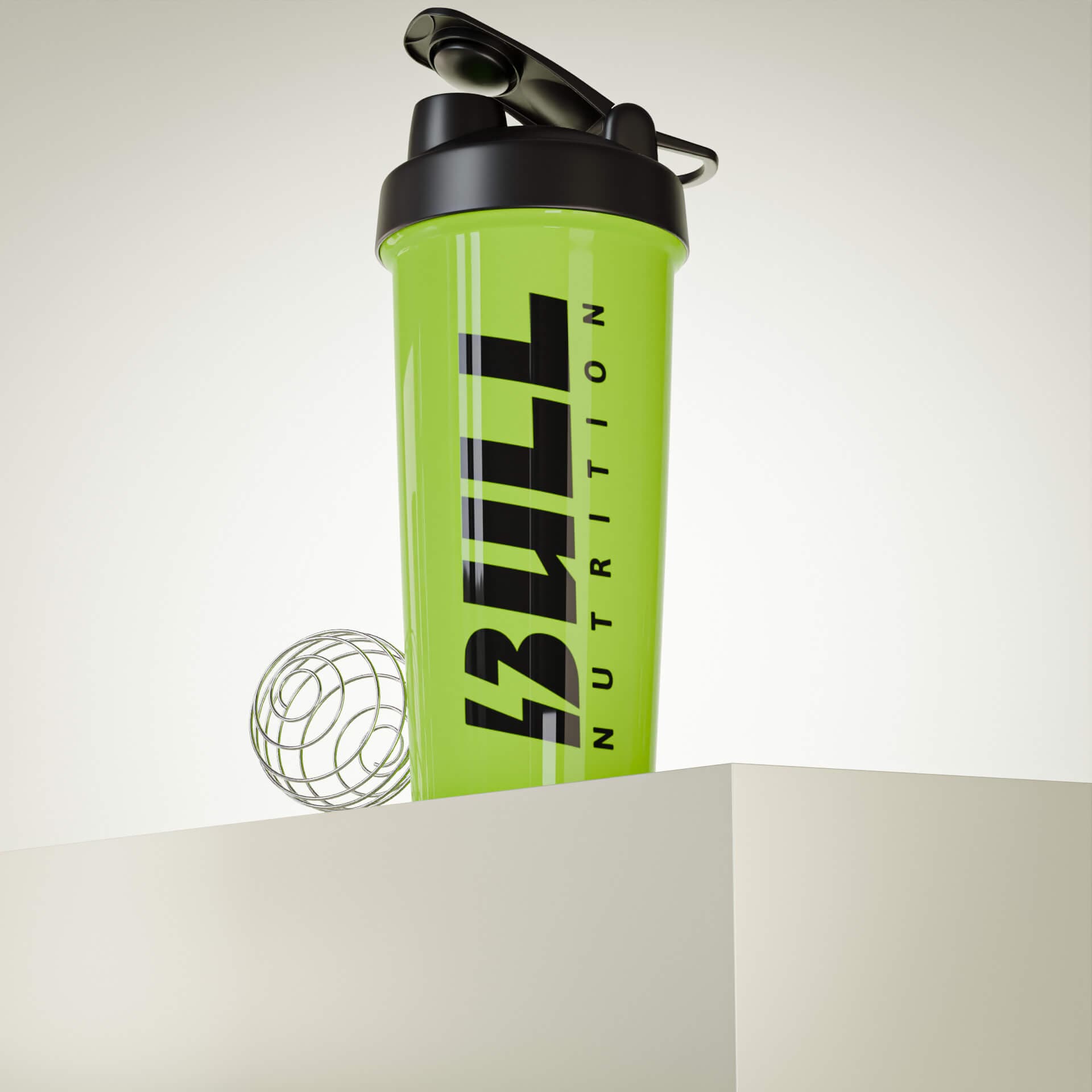 BULL Logo – 24oz Shaker Cup (Green), image 1